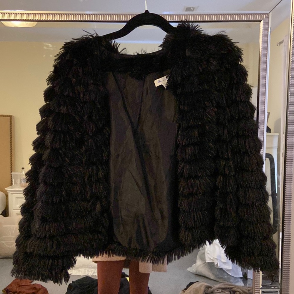 Black winter jacket